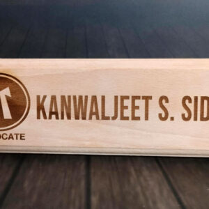 WOODEN DESKTOP PLATE 3X9