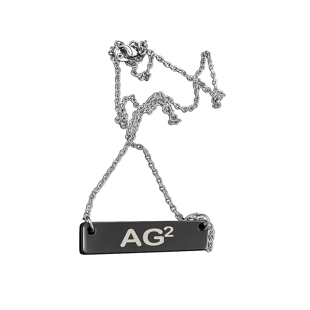 2408 NAME PENDANT RECTANGLE - Image 2