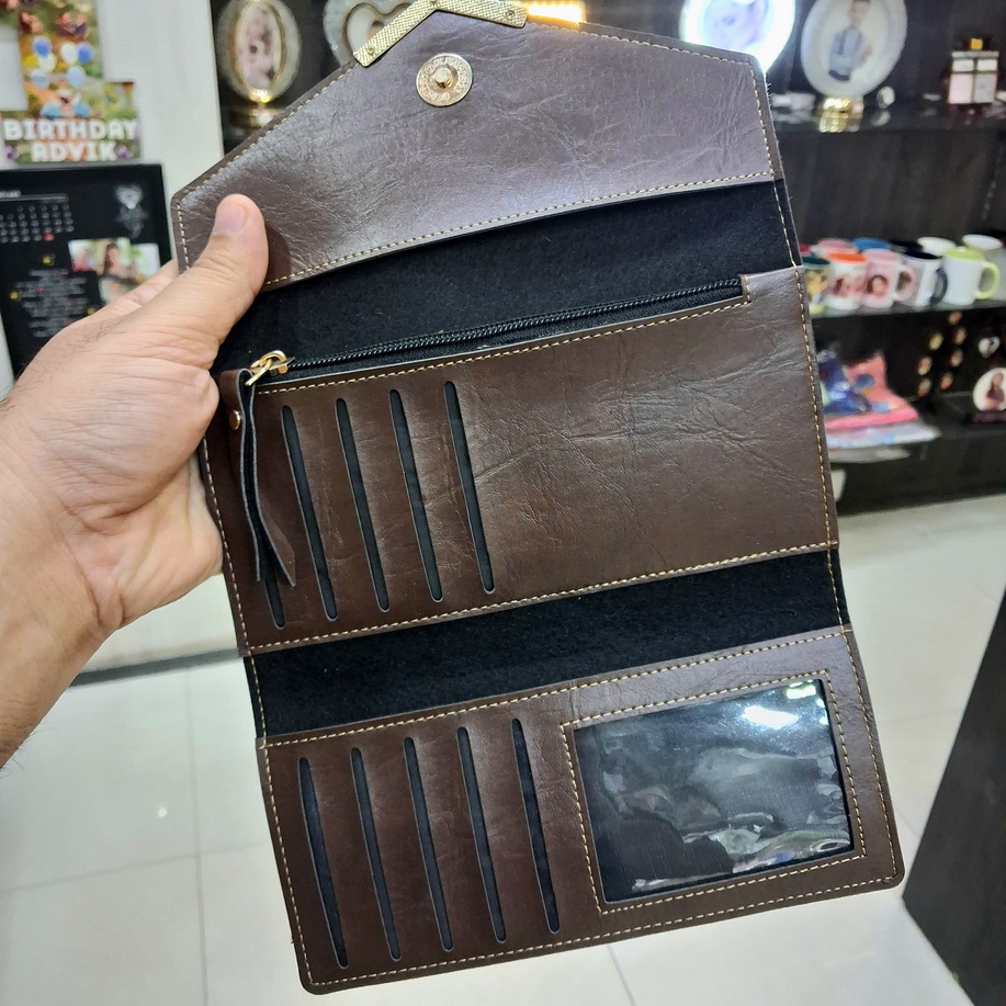 1454 LADIES PURSE BROWN - Image 2
