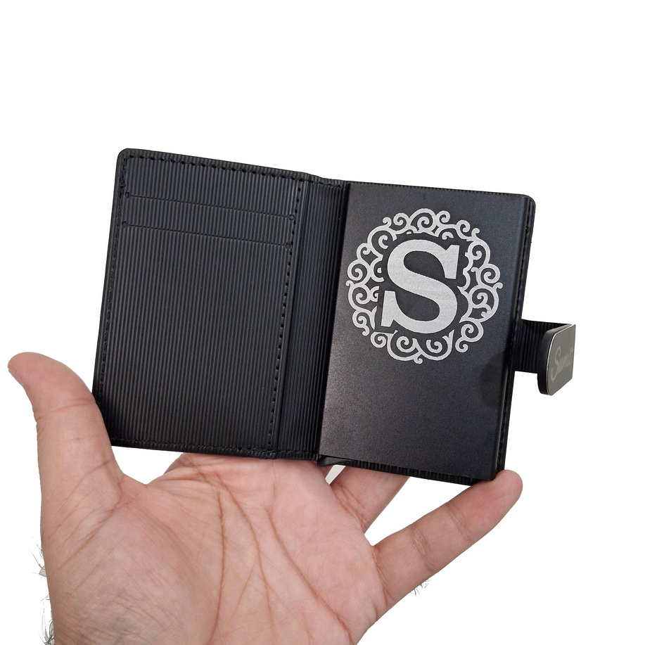 2528 CARD HOLDER BLACK - Image 2