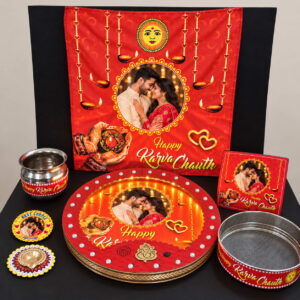 LED + MUSIC KARWACHAUTH THALI SET